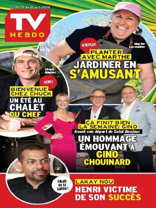 Détails du titre pour TV Hebdo par TVA Publications Inc. - Disponible